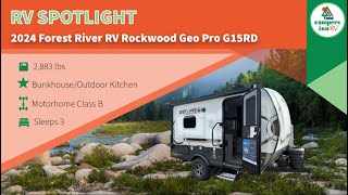 2024 Forest River RV Rockwood Geo Pro G15RD [upl. by Lionel418]