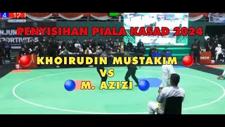 Penyisihan Khoiruddin Mustakim vs M Azizi Piala Kasad 2024 Emha MA pencaksilat tapaksuci [upl. by Kciv]