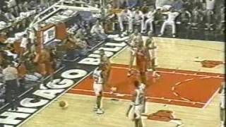 Dennis Rodmans 10pts21rebs10asts Triple Double vs 76ers 1996 [upl. by Ellard196]