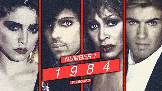 Number One Songs of 1984  Billboard Hot 100 Number One Hits of 1984 [upl. by Wilt]