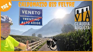 EBike Radreise durch die Alpen auf der Via Claudia Augusta  Tag 4 von Caldonazzo bis Feltre [upl. by Aicala]