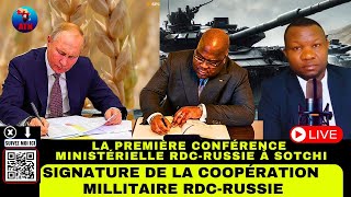 ACTU ÉCLAIRÉES 1111SIGNATURE DE LACCORD DE COOPÉRATION MILITAIRE RDCRUSSIEEnjeux Géopolitiques [upl. by Gayler776]