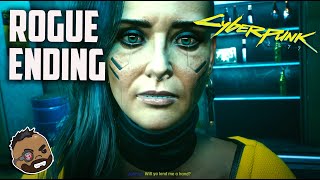 Cyberpunk 2077 HDR 4k 60fps PS5 gameplay Rogue Ending [upl. by Krishna]