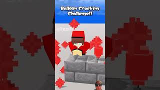 New Cracking Ballon Challenge  Maizen Minecraft Animation minecraft maizen roblox reaction [upl. by Orv]