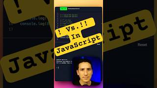 vs  in JavaScript javacript coding programming javascriptdeveloper [upl. by Airlie]