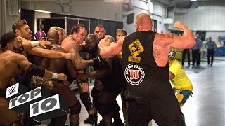 Brutal Backstage Brawls WWE Top 10 [upl. by Beka]