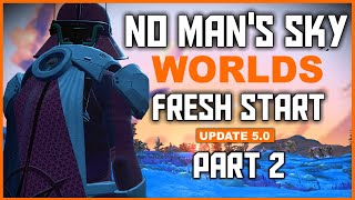 🔴 No Mans Sky  WORLDS  Fresh Save Part 2  WORLDS UPDATE 2024 [upl. by Malinin277]