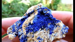 Azurite mineral specimen from Morenci in the US [upl. by Sualohcin55]