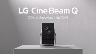 2024 LG CineBeam Q Official Unboxing  LG [upl. by Semele]