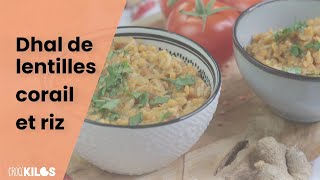 Une recette vegan de dhal de lentilles corail et riz [upl. by Grier]