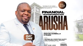 FINANCIAL TRANSFORMATION DAY 1 ARUSHA  Pastor Sunbella Kyando [upl. by Euqinitram105]