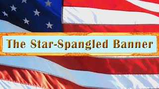 The StarSpangled Banner  The US National Anthem  lyric video  BeeCeeDee [upl. by Hedberg]