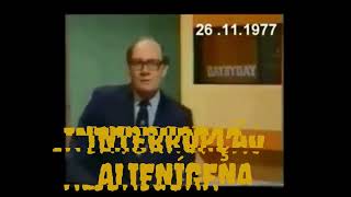 VRILLON 1977  INTERRUPÇÃO ALIENÍGENA EM PROGRAMAÇÃO DE TV [upl. by Ylime]