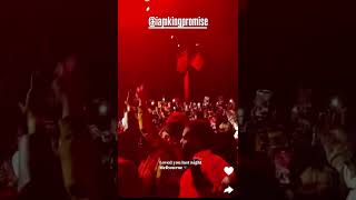 Fans went crazy as king Promise performed in Australia 🇦🇺 5star for a reason 5star duet ❤️ [upl. by Orme]