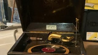 Vintage rough Victrola Model 111 Talking Machine [upl. by Tima383]