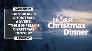 ▷SAINSBURYS CHRISTMAS ADVERT 2023  “The Big Fella’s Christmas Dinner” [upl. by Leveridge]