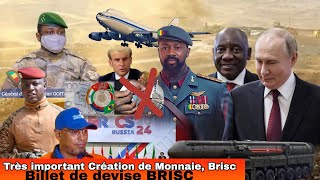 Très urgent Création de la monnaie bientôt l’AES va rejoindre le BRISC Le code minier du Mali [upl. by Swan209]