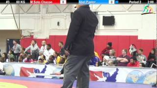 2012 Pan Am 60 KG Champ Round 1 M Soto Chacon PAN vs Abel Pastor PER [upl. by Colette461]