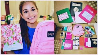 BACK TO SCHOOL SUPPLIES HAUL  DIY Personalized Folders Notebooks Etc [upl. by Erdnaxela]