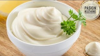 Si te bejme majoneze ne 2 minuta  How to make Mayonnaise and make it a salad in 2 minutes [upl. by Fredie]