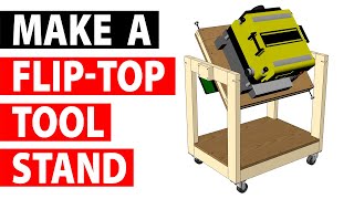 Building A Cheap Yet Sturdy Flip Top Tool Stand [upl. by Tessa]