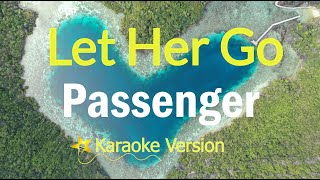 Passenger  Let Her Go KARAOKE VERSION [upl. by Aiza]