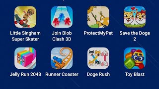 Little singhamjoin blob clash jelly run 2048 runner coaster protect mypetdoge rushsave the dog [upl. by Stryker]