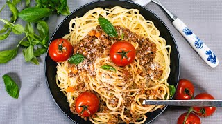 Spaghetti Bolognese recipe [upl. by Irrabaj]