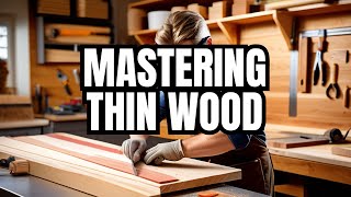 DIY Expert Tips for Working with Thin wood Pieces woodworking diy [upl. by Ahen]