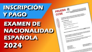 ✅ COMO INSCRIBIRTE PARA EL EXAMEN CCSE NACIONALIDAD ESPAÑOLA IBEROTIPS 🇳🇮 🇪🇦 🇳🇮 🇪🇦 [upl. by Rattray253]