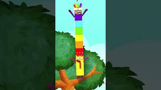 ZURÜCK IN DIE SCHULE Von 1 bis 10 zählen  Teil 2  Numberblocks Deutsche shorts [upl. by Cordle638]