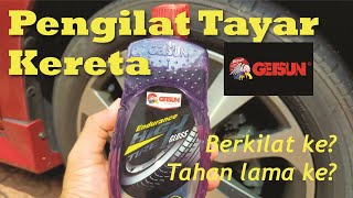 Pengilat Tayar Getsun  Cheap but Good [upl. by Llerrahs]