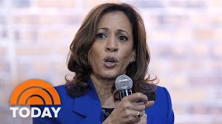 Kamala Harris gains ground in national polling ahead of 2024 DNC [upl. by Linzer381]