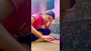 Sri Jagannath rangoli design 🙏😍🌸 Rituparna official youtubeshorts rangoli [upl. by Nyltiac]