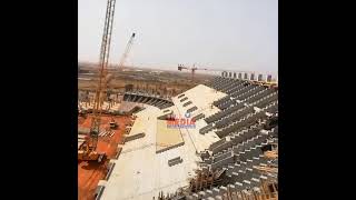 Niveau davancement impressionnant du stade Olympique de Diamniadio [upl. by Kavanaugh]