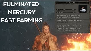 Sekiro  Shadows Die Twice  Farming Fulminated Mercury Super Fast [upl. by Ramsa159]