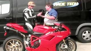 2007 Ducati 1098S Corse Review  MotoUSA [upl. by Cirdes470]