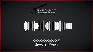 Spray Paint  HQ Sound Effects [upl. by Manon]