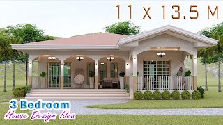 House Design idea  3 Bedroom  Simple Life in a Farmhouse [upl. by Devinna]