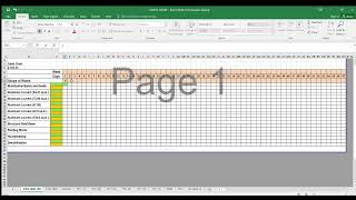 How to make GANTT CHART SECRET IN EXCEL  Tutorial [upl. by Ydnir765]