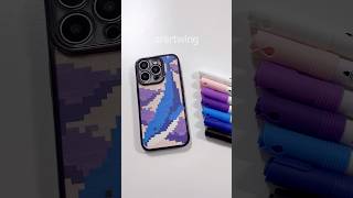 Phone case idea 🐋 art pixelart phonecase diy [upl. by Tova]