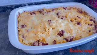 Macarrones con chorizo halal [upl. by Mlohsihc]