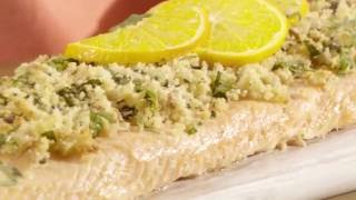 Salmon with a mint and orange crust Celebration Morrisons Makes It [upl. by Jacquelyn]