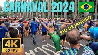 4K⁶⁰  👉🇧🇷 CARNAVAL 2024  RIO DE JANEIRO  RJ  BRASIL  4K 60fps [upl. by Annert]