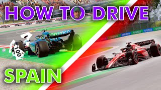 F1 23  How To Drive Spain  SETUP [upl. by Ressler282]