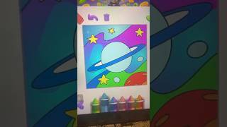 Planet drawing🪐viral art drawing youtubeshorts shorts planet coloring share shortsfeed [upl. by Nagah]