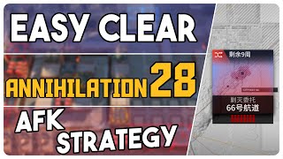 Annihilation 28  Cityway 66  AFK Easy Strategy 【Arknights】 [upl. by Nelubez]