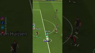 Marcelo Vieira Strike💥pes25 efootball2025 football gameplay fifa skills shorts [upl. by Garwood973]