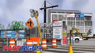 Comprehensive Visual Communications for Construction Sites  FASTSIGNS® [upl. by Nadnal]