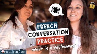 French Conversation Practice  Commander au restaurant [upl. by Ytissac]